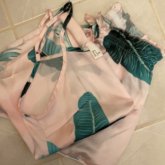 Tank & shorts palm nightwear - Picture 9 of 9